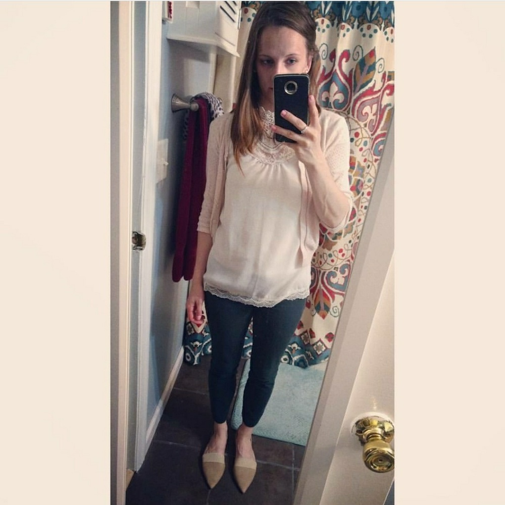 Nude Professional Slip-On Pointed Flats